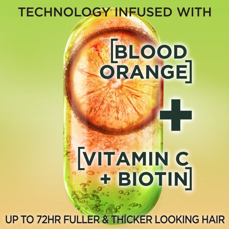 Technology infused with blood orange, vitamin c, and biotin